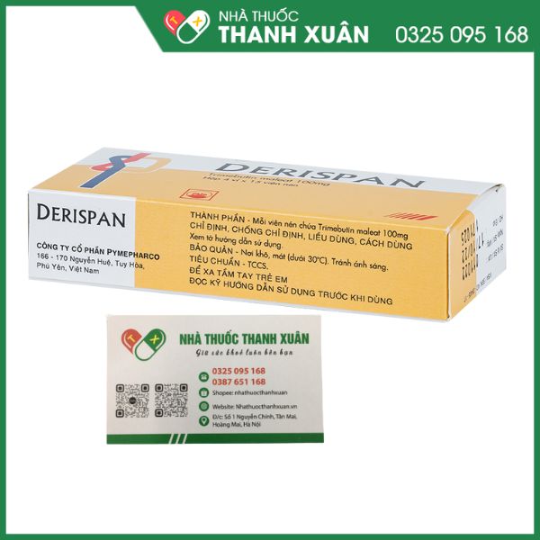 Thuốc Derispan - thuốc điều trị rối loạn chức năng ruột